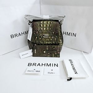 NWT Brahmin PESTO Margo Crossbody w/Credit Card Wallet #HARD TO FIND#